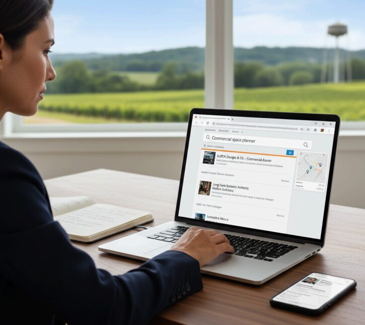 How can I find a reputable commercial space planner in Suffolk County?