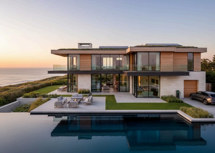 What are the latest trends in modern architecture for Long Island homes?