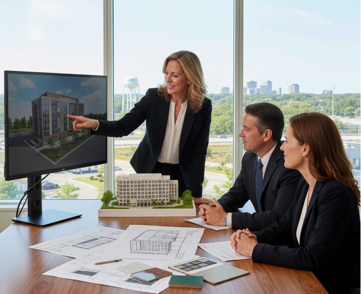 What are the benefits of hiring a local Suffolk County architect for my
office building project?
