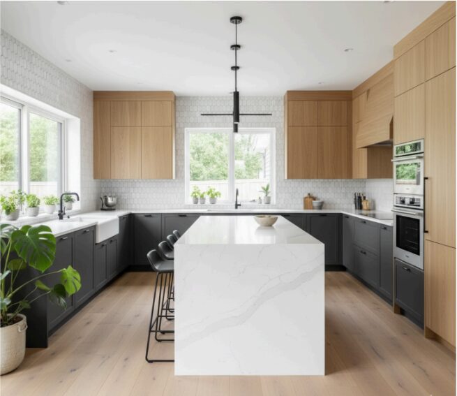 What are the most popular modern kitchen design trends in Long Island?
